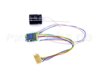 ZIMO Elektronik MX671R - Zimo Funktions-Decoder - 10,5 x 8 x 2,2 mm - 0,7 A - 8-polig mit Kabelbaum